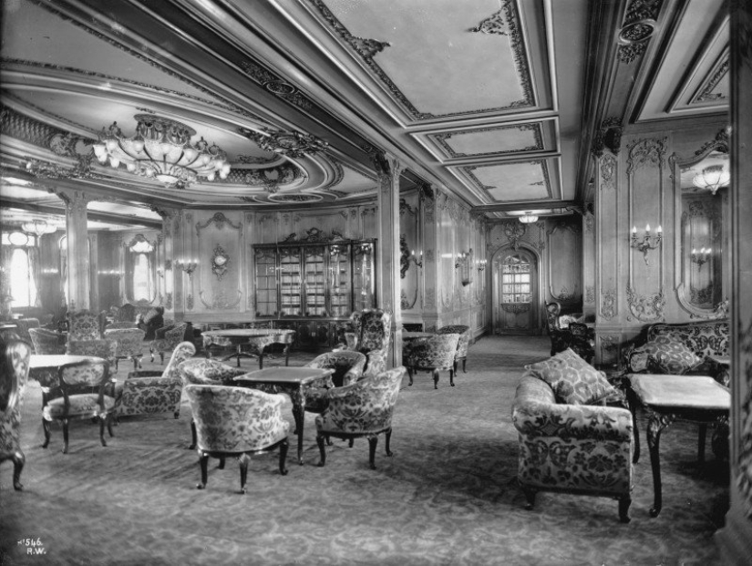 What first class looked like on cruise ships before the era of airplanes