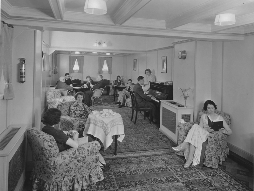 What first class looked like on cruise ships before the era of airplanes