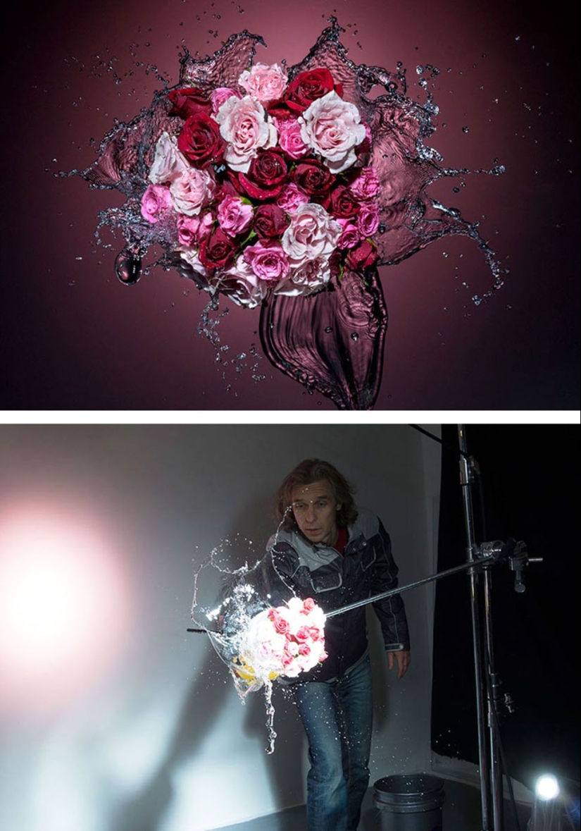 What happens behind the scenes of the most beautiful photo shoots