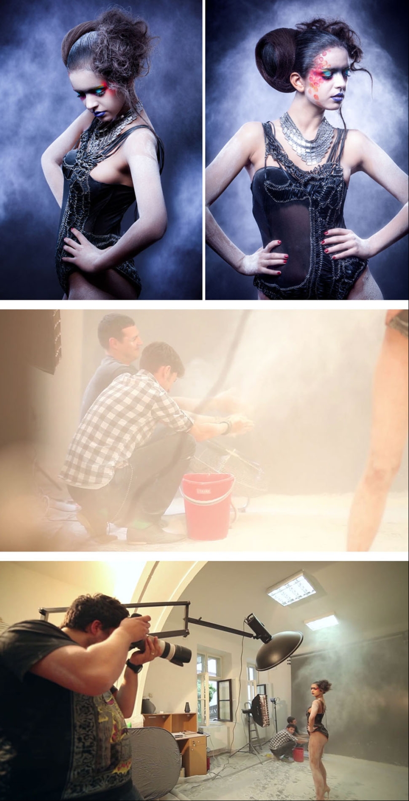 What happens behind the scenes of the most beautiful photo shoots