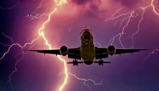 What happens if a plane is struck by lightning?