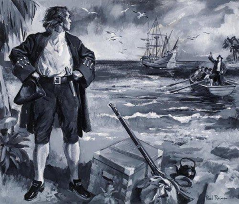 What is meaning, or Unromantic Robinson Crusoe, which punished the sailors instead of death