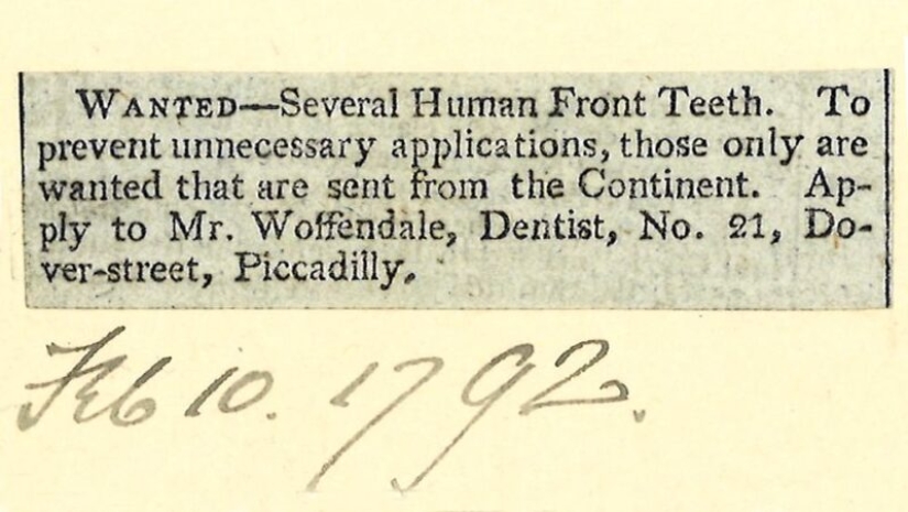 What is "Waterloo teeth", or As the battle of 1815 influenced the development of dentistry