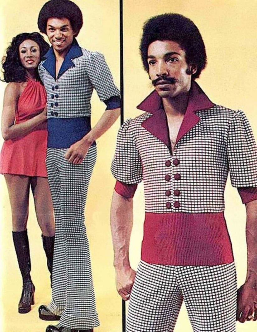 What men's fashion looked like in the 70s. We hope she never comes back