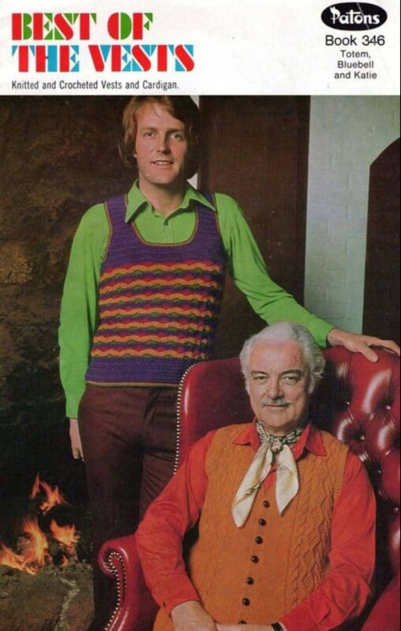 What men's fashion looked like in the 70s. We hope she never comes back