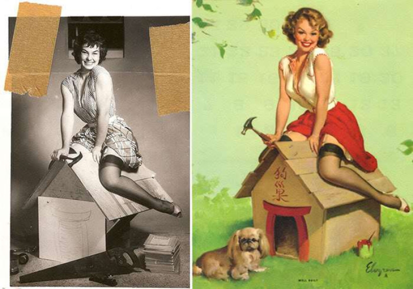 What the girls who posed for the most famous pin-up posters really looked like