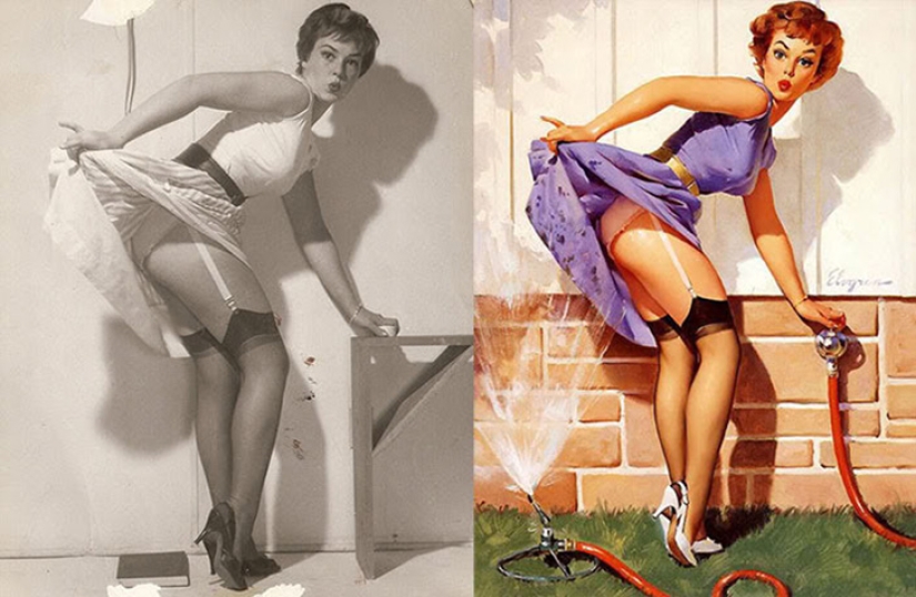 What the girls who posed for the most famous pin-up posters really looked like