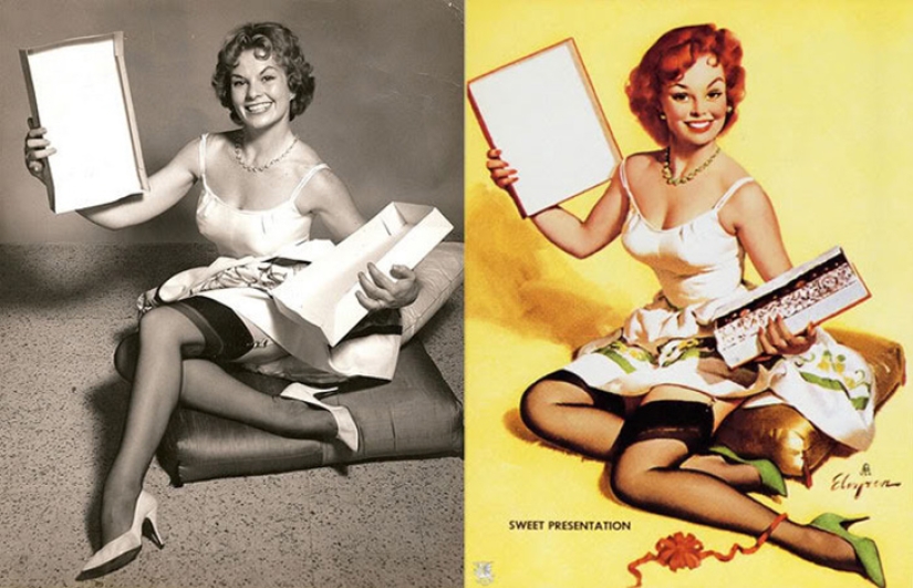 What the girls who posed for the most famous pin-up posters really looked like