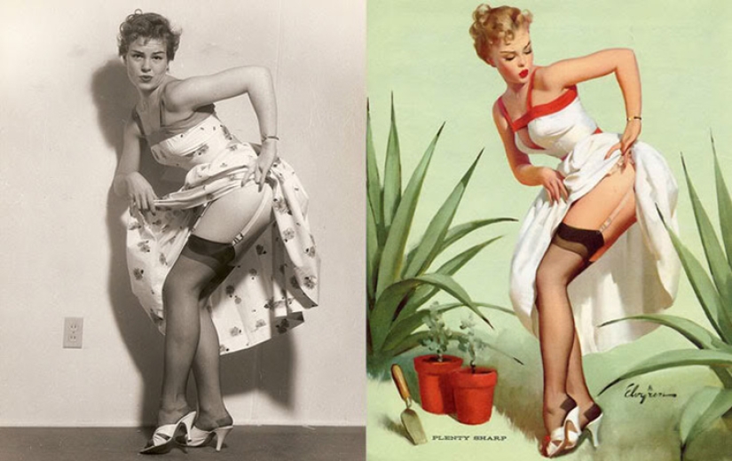 What the girls who posed for the most famous pin-up posters really looked like