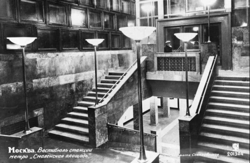 What the Moscow Metro looked like in 1935