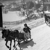 What was the "most fashionable village in Europe" after the war?