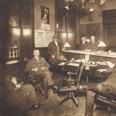 What were the offices like a hundred years ago