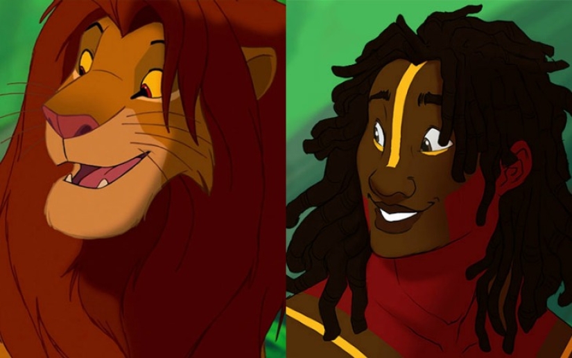 What would Disney's animals look like if they were human