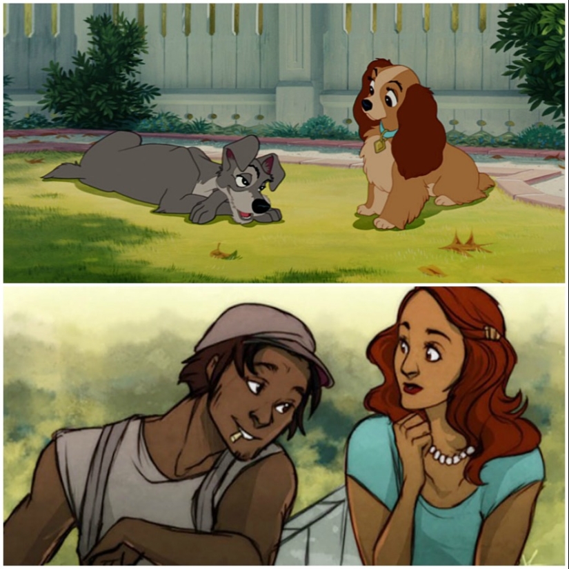 What would Disney's animals look like if they were human