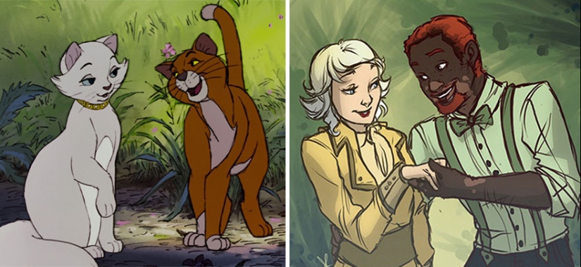 What would Disney's animals look like if they were human