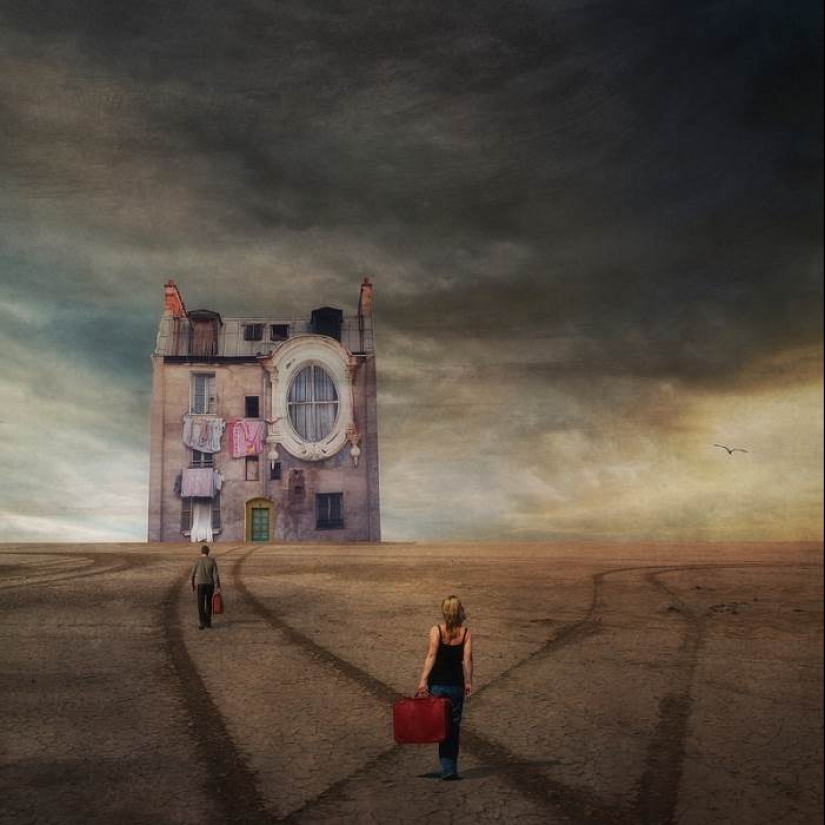 Where dreams lead: fabulous photo manipulations of Kasia Dervinskaya