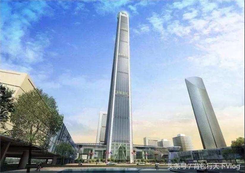 Where is the tallest unfinished building in the world?