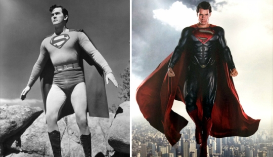 Who are all these people: what superheroes looked like in the past