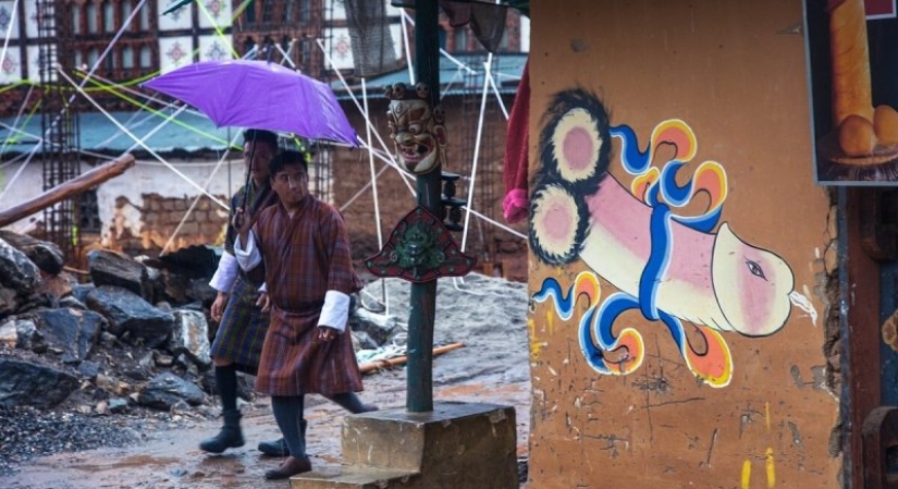 Why are there pictures of phalluses everywhere in Bhutan?