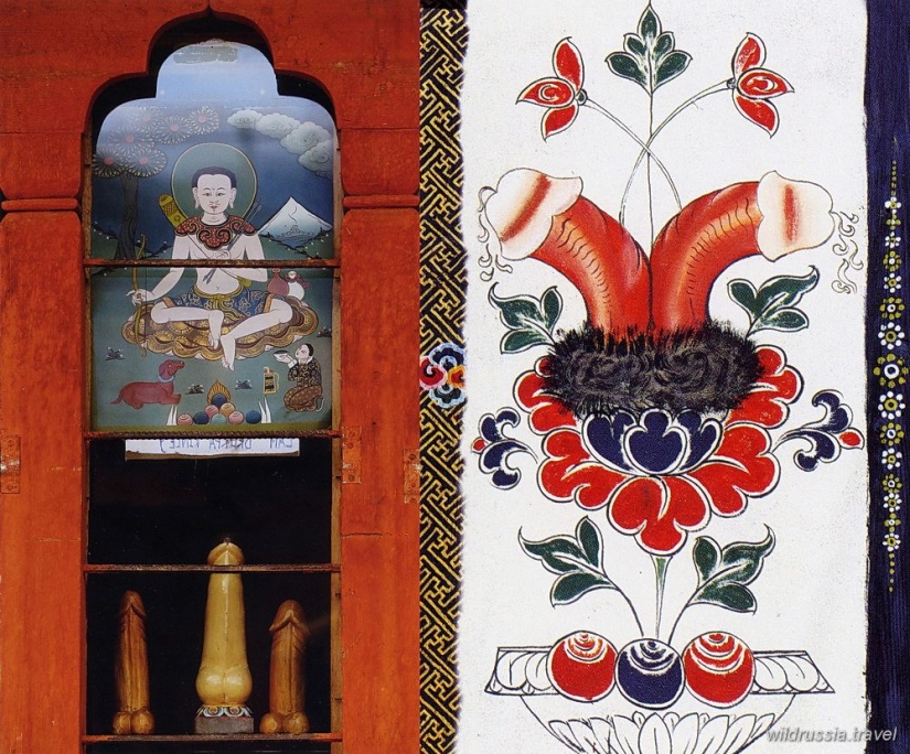 Why are there pictures of phalluses everywhere in Bhutan?