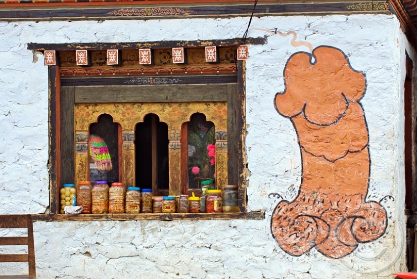 Why are there pictures of phalluses everywhere in Bhutan?