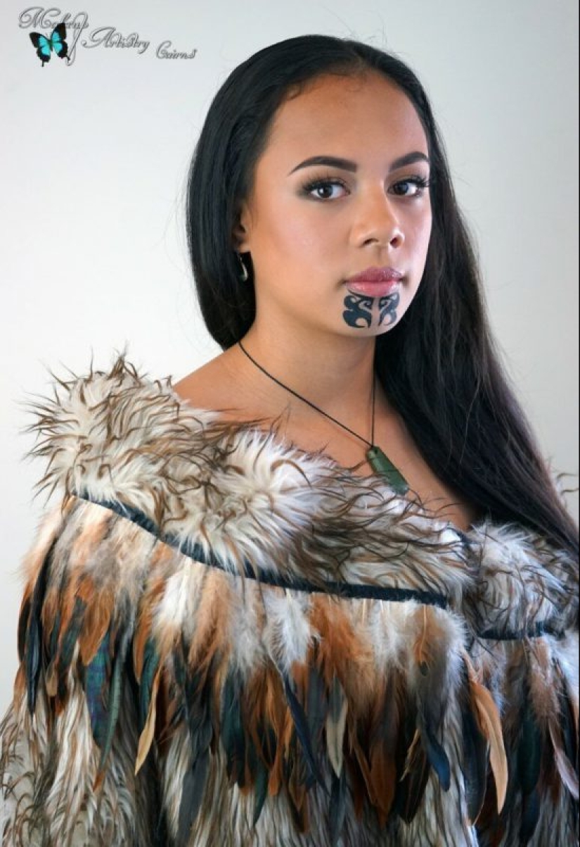 Why do beauties need a beard? The history of ta-moko Maori tattoos that are becoming a trend
