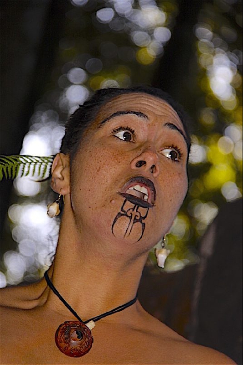 Why do beauties need a beard? The history of ta-moko Maori tattoos that are becoming a trend