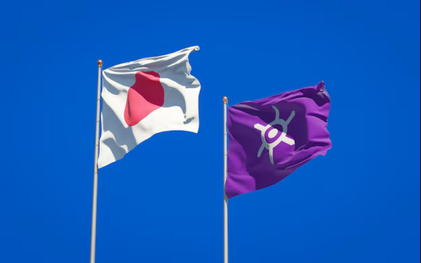 Why is purple not used on national flags?