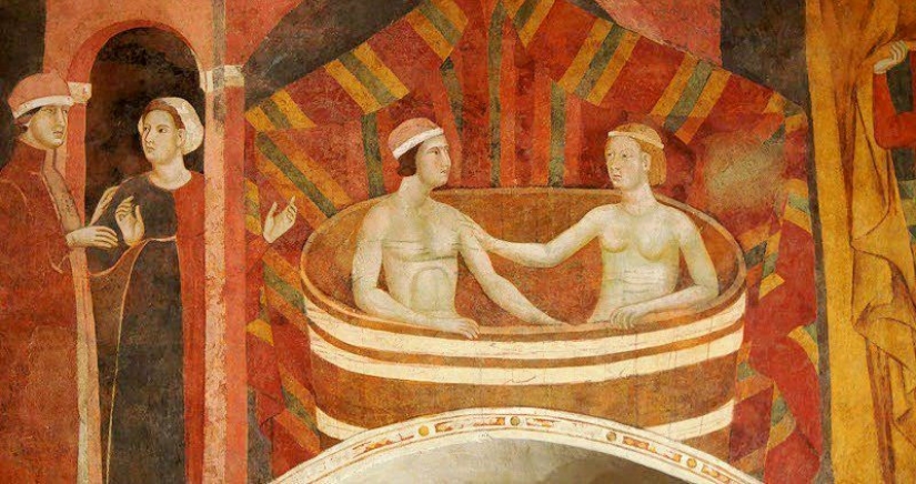 Why were the inhabitants of medieval Europe afraid to wash