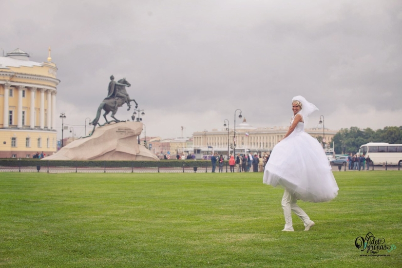 Wildest trash in the haze of revelry:" the best " wedding photos from Russia