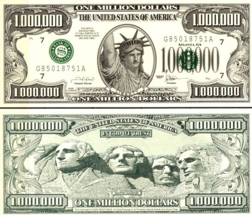 "Will not change?", or Dollar bills that you didn't know