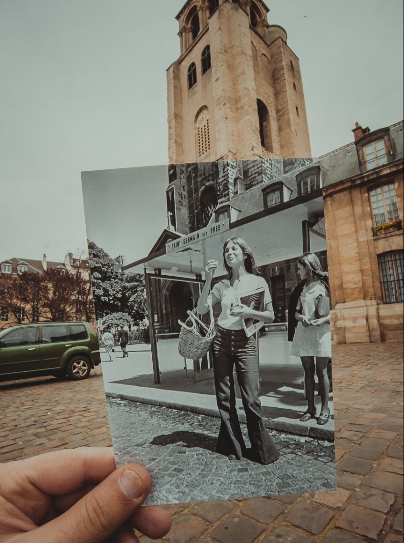 Window to the Past: Baku Resident Combines Old Photos with Modern Views