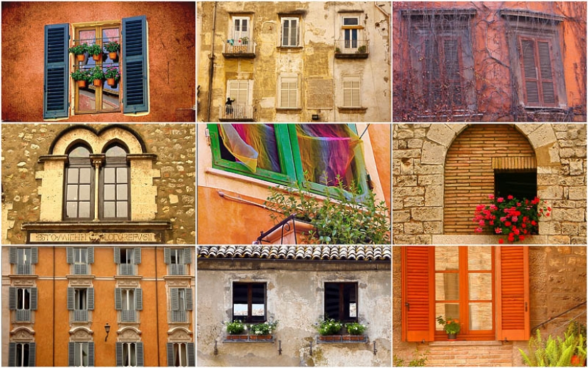 Windows of Italy