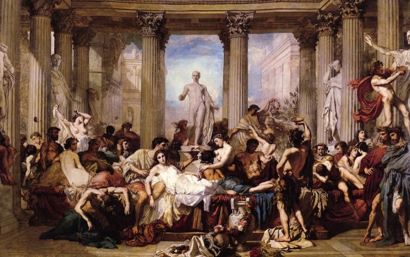 "Wine, confusion, orgies and so on": 7 signs that you are in Ancient Rome