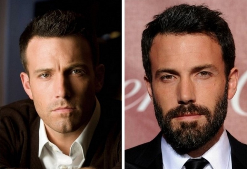 With and without a beard: 25 photos of how facial hair changes men