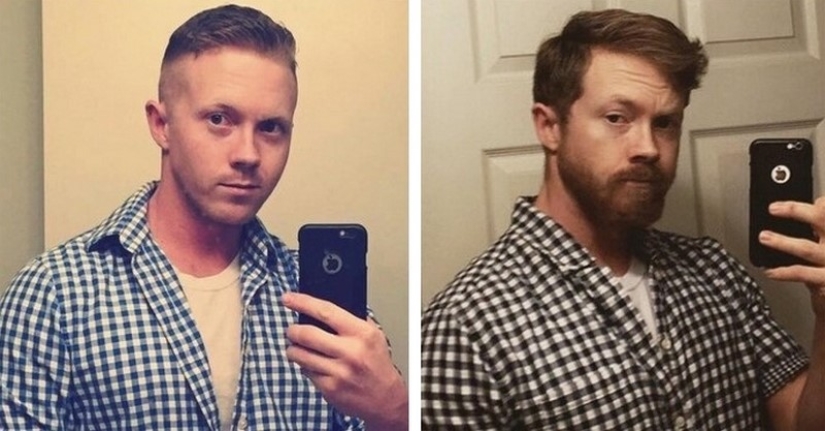 With and without a beard: 25 photos of how facial hair changes men