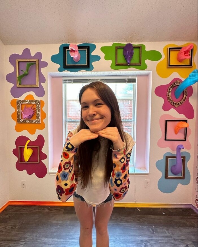 Woman Shows Off Her Uniquely Colorful Home Online, Goes Viral As Netizens Are Mesmerized By It