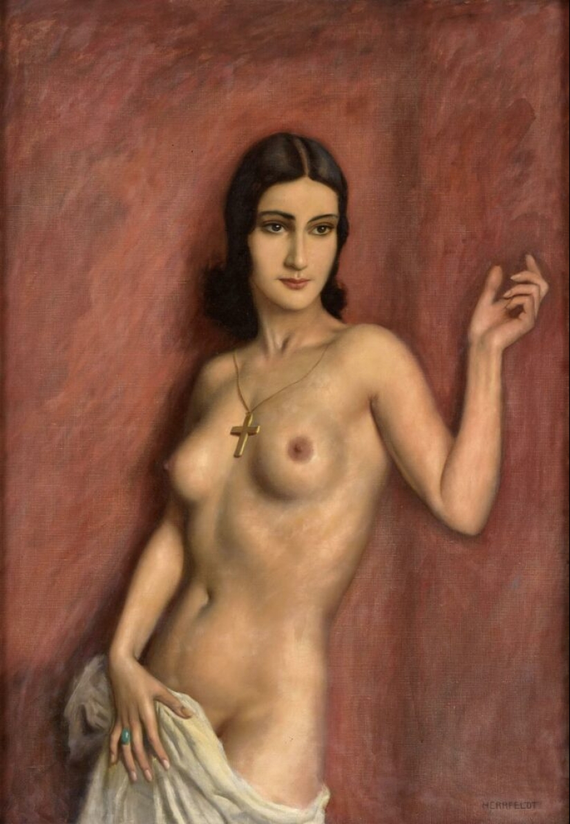 Women&#39;s secrets in the paintings of the master of erotic painting Marcel von Herfeldt