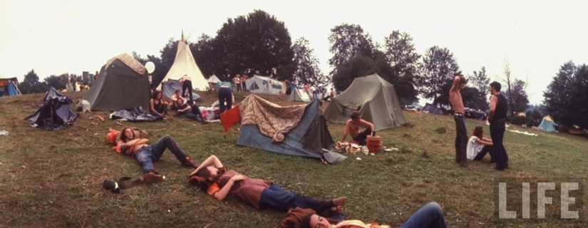 "Woodstock" in 1969 in pictures of LIFE magazine