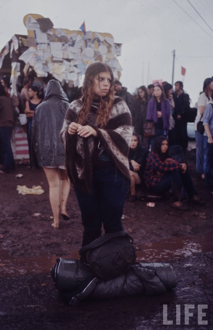 "Woodstock" in 1969 in pictures of LIFE magazine