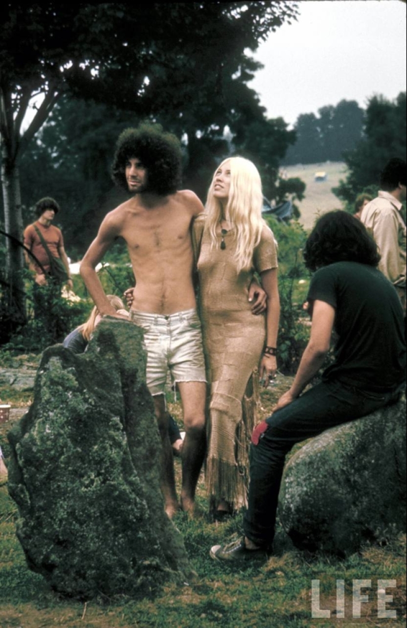 "Woodstock" in 1969 in pictures of LIFE magazine