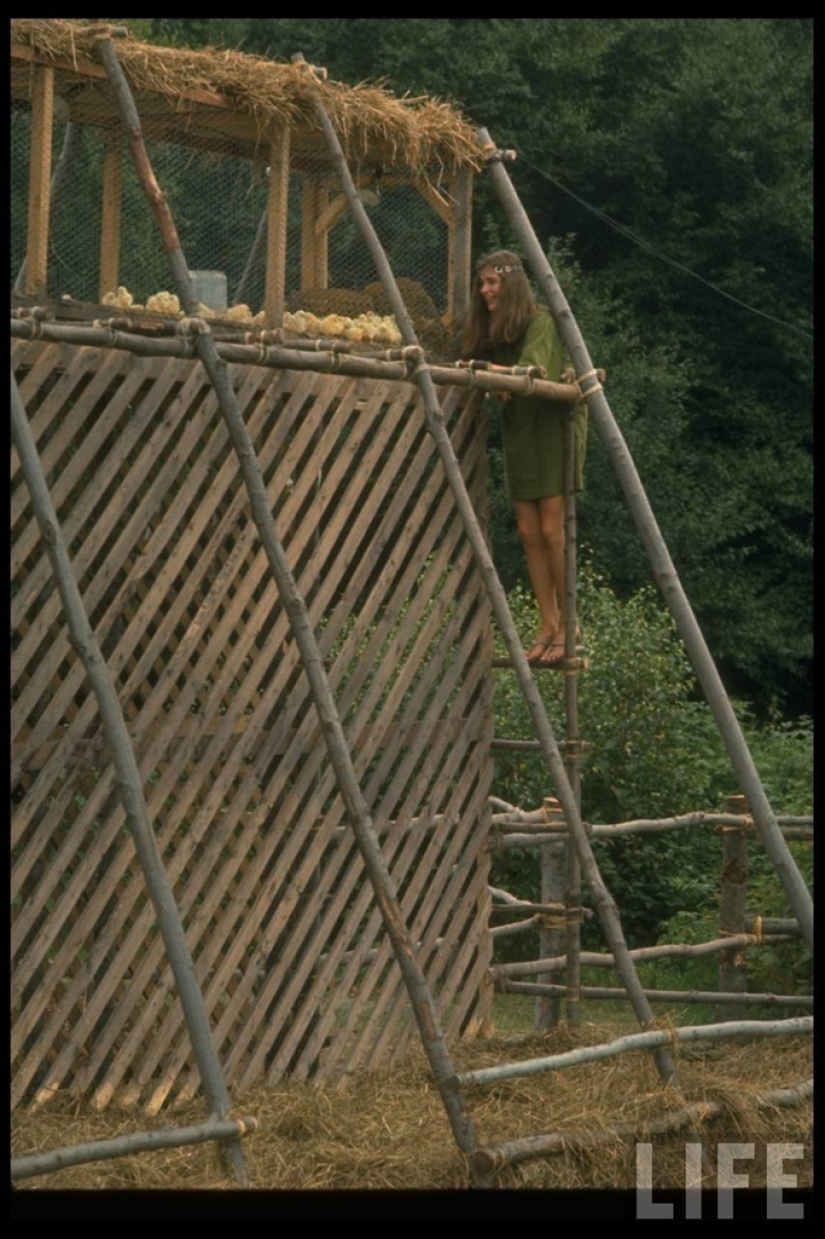 "Woodstock" in 1969 in pictures of LIFE magazine