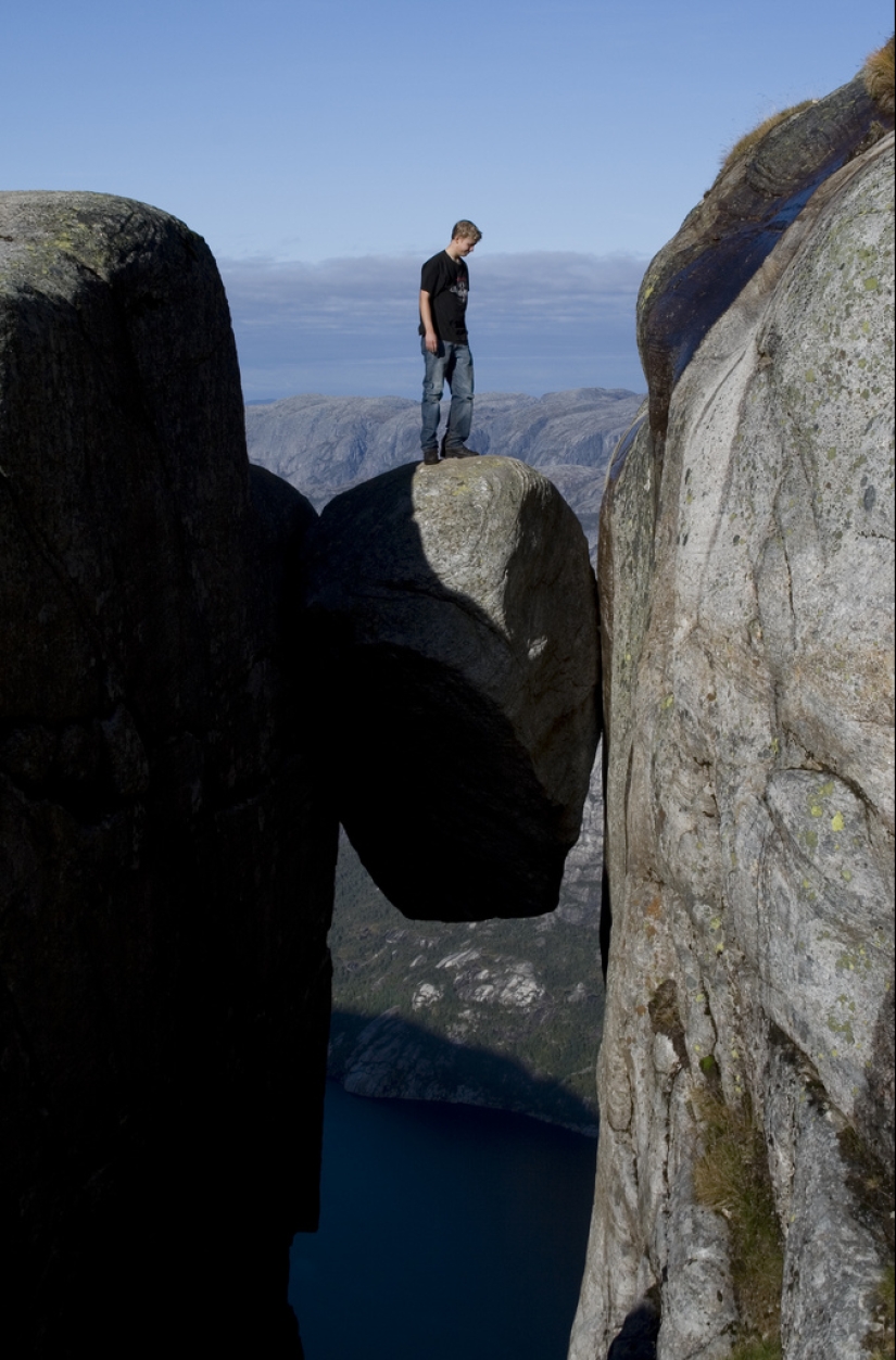 Would you dare to stand on Kjeragbolten?