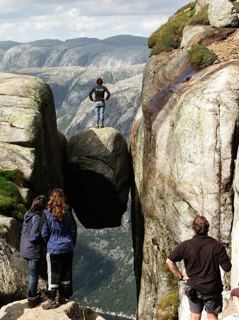 Would you dare to stand on Kjeragbolten?