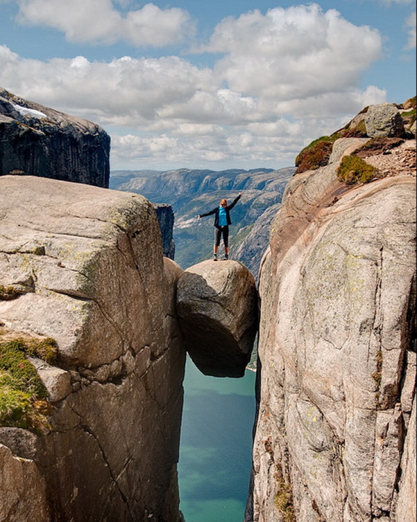 Would you dare to stand on Kjeragbolten?