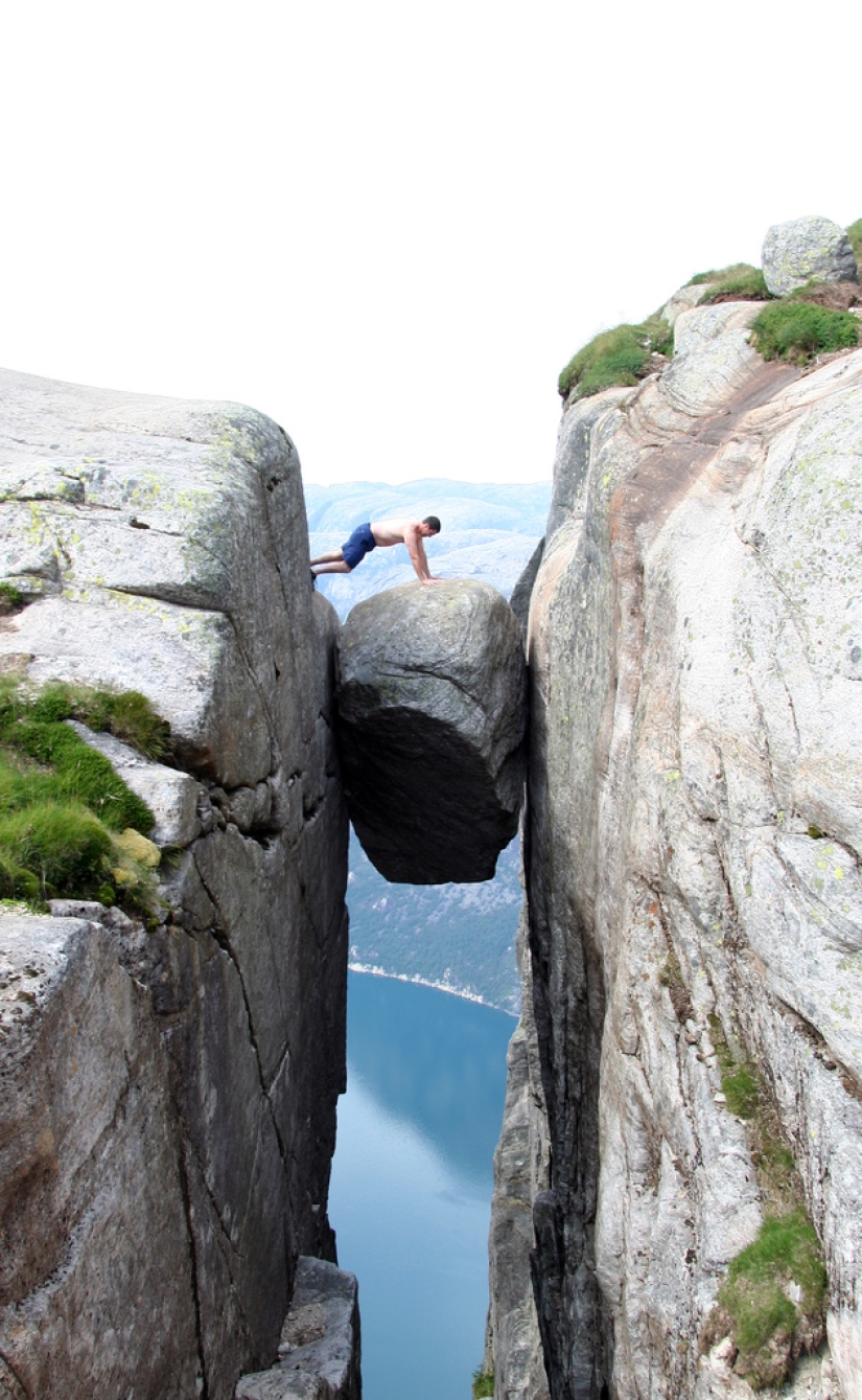 Would you dare to stand on Kjeragbolten?