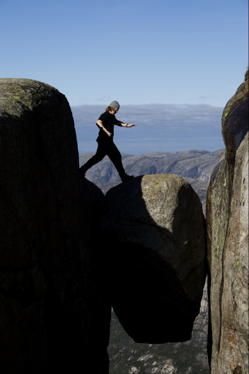 Would you dare to stand on Kjeragbolten?