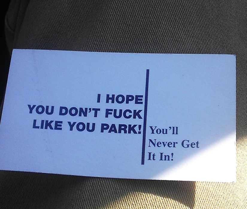 Yes, who gave you a license: 12 examples of how drivers who can't park were taught a lesson