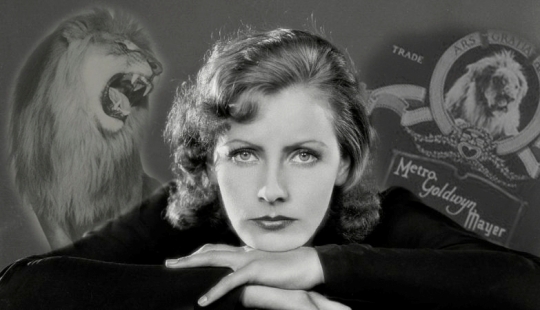 Young Greta Garbo and the lion - how the legendary photo appeared