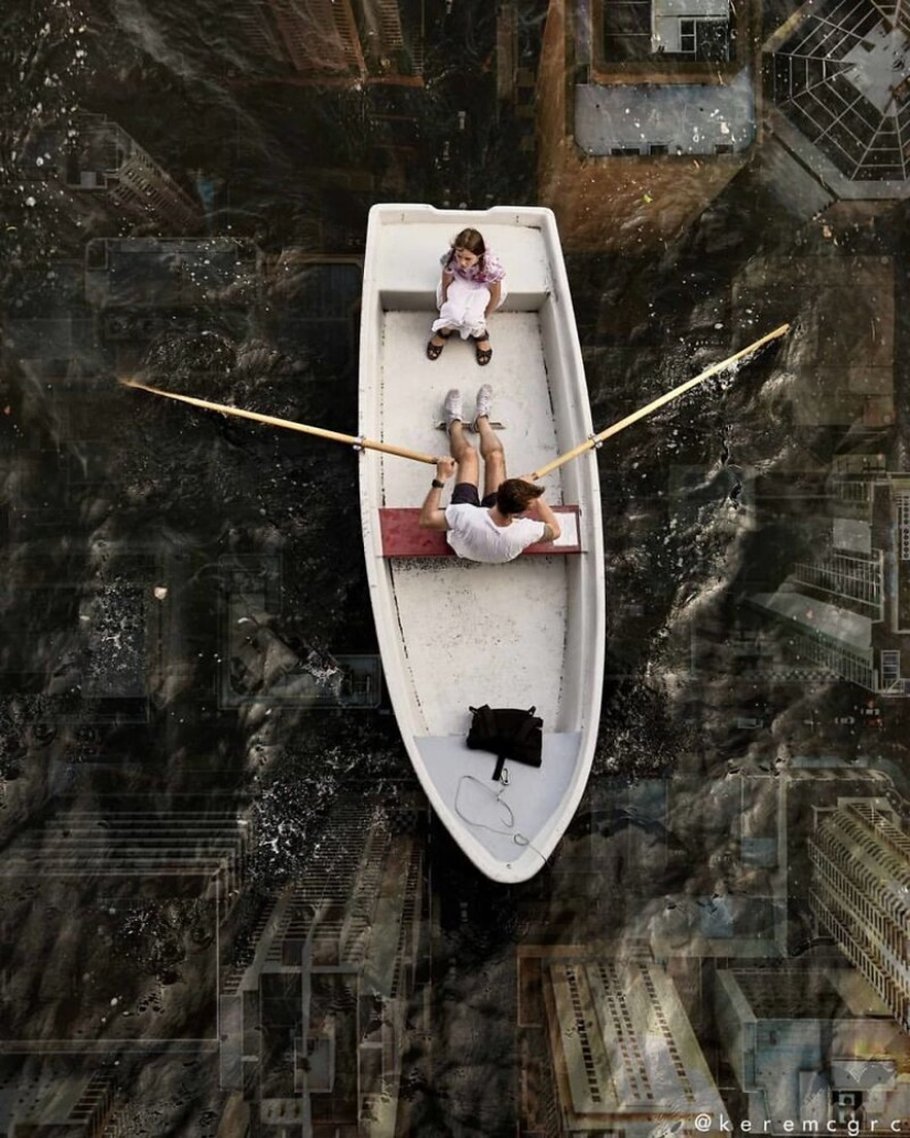 Young Turkish photographer Kerem Jigerji and his surreal photo manipulations